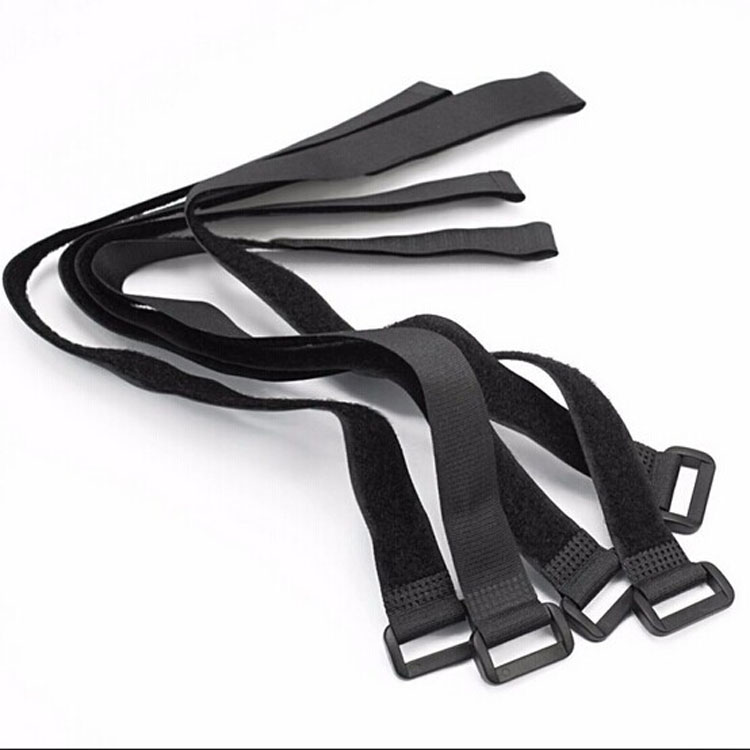 Colorful customed and sdjustable Velcro cable tie with buckles