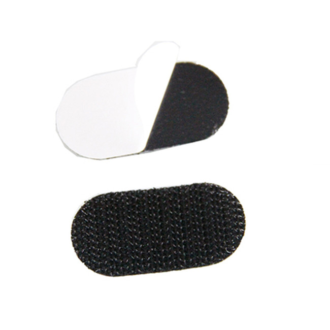 High quality sticky nylon iron on velcro adhesive backed dot circle