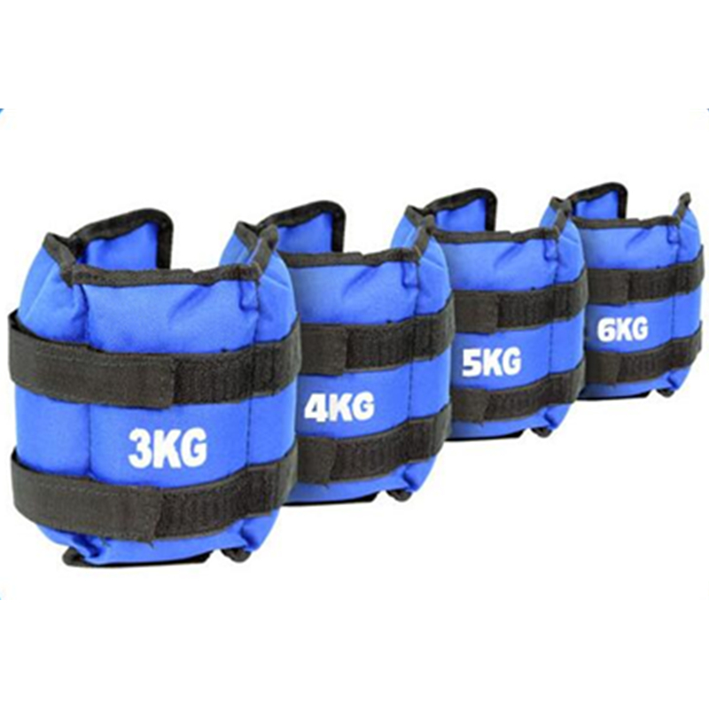 Adjustable Ankle Wrist Sand Sack Weight Straps Gym Strength Training Workout Sandbag