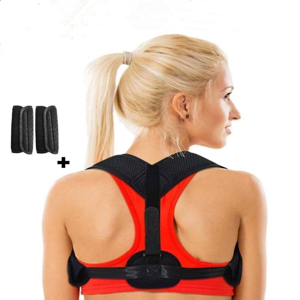 QH Textile adjustable posture corrector back brace posture support for women