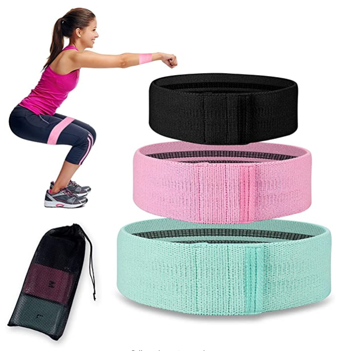 popular High quality Latex Exercise Hip Booty Bands Wide Workout Resistance Loop Bands Elastic Sports Fitness Band