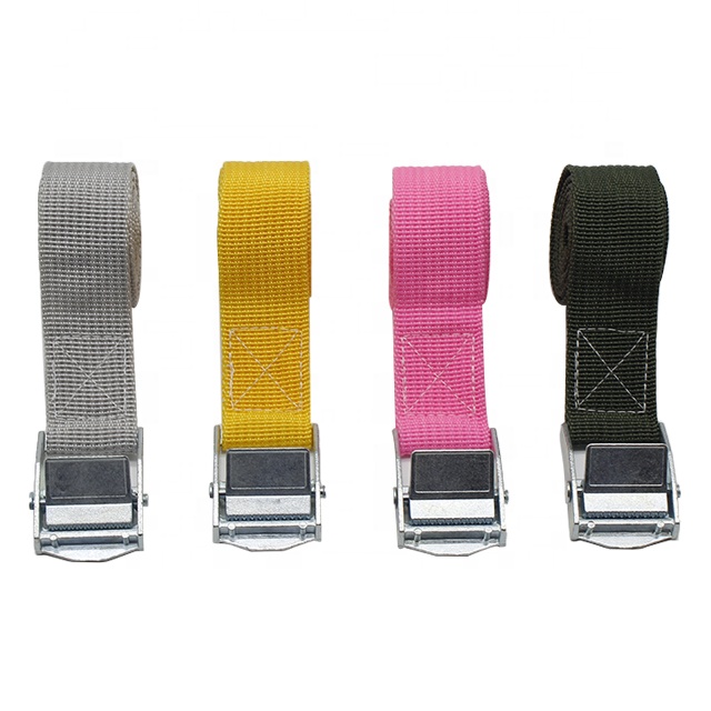 Cargo Lashing Tie Down Straps with Cam Lock Buckle For Truck