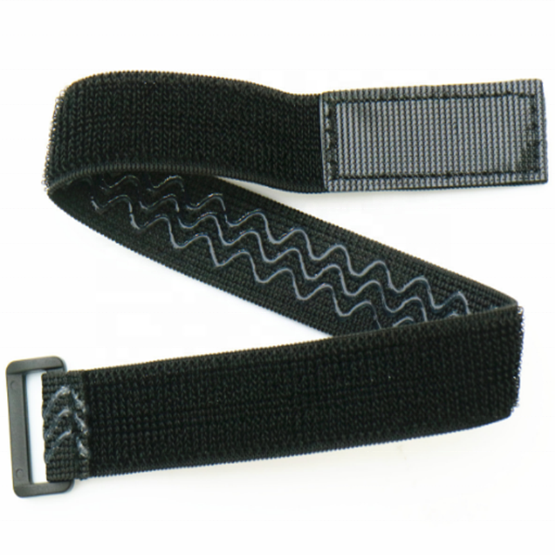 Medical elastic belt strap elastic band hook and loop fastening strap with buckle
