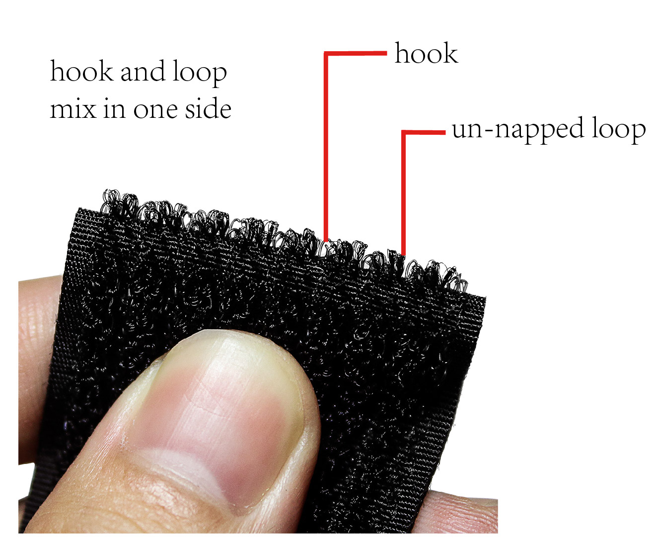 100% nylon high quality hook mixed loop 2 in 1 hook and loop tape fastening strap 