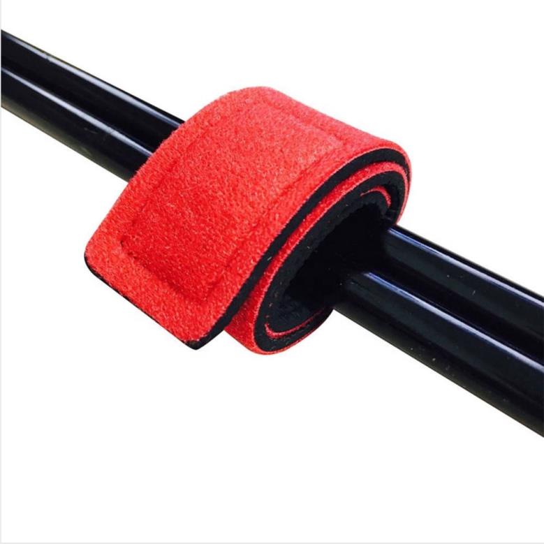 Fishing Rod Belts Cable Tie Stretchy Strap Holders Black Ropes Fishing Accessories 