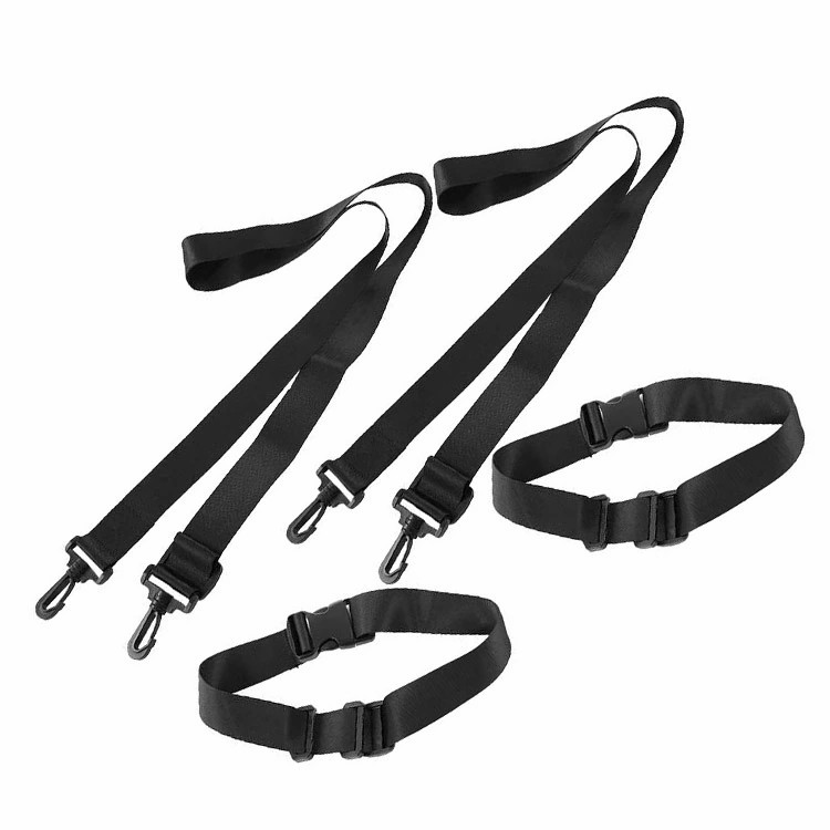 Strong nylon adjustable ski shoulder carrier strap for snowboard boot ice roller skates