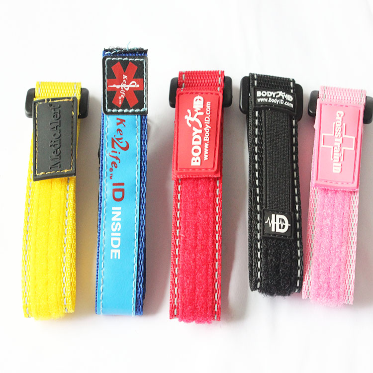 Nylon Black Velcro Watch Band