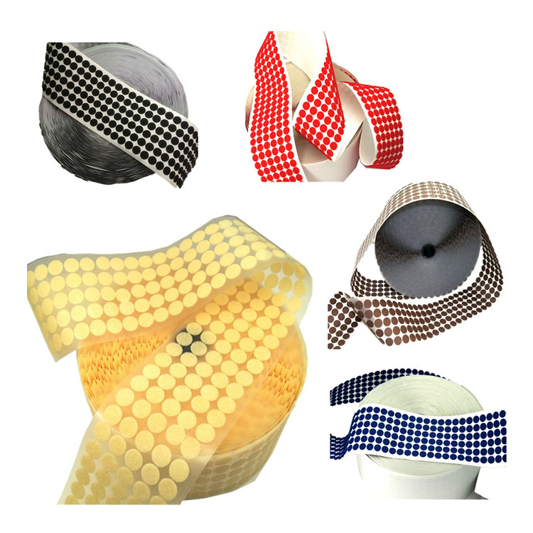 self-adhesive velcro pads round